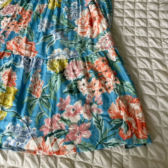 LOFT Blue Midi Dress - Picture 3 of 7